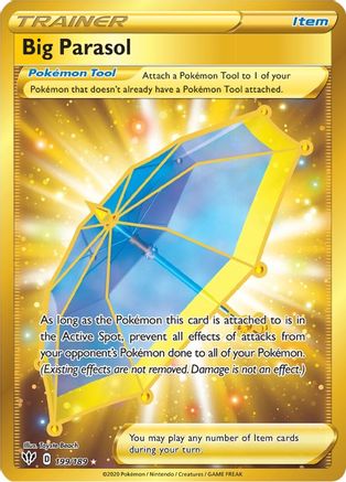 SWSH03 Darkness Ablaze 199/189 Big Parasol (Secret) - Holofoil - Secret Rare