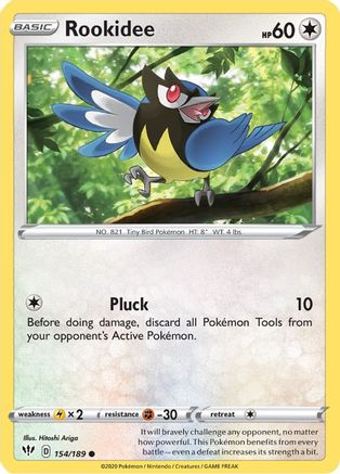 SWSH03 Darkness Ablaze 154/189 Rookidee - Common