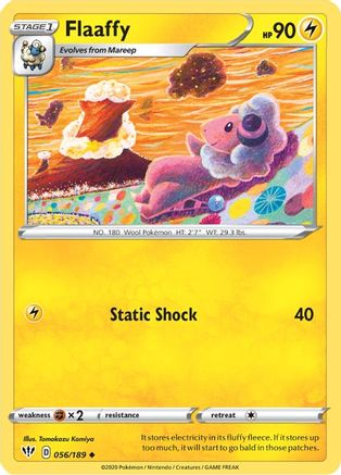 SWSH03 Darkness Ablaze 056/189 Flaaffy - Uncommon