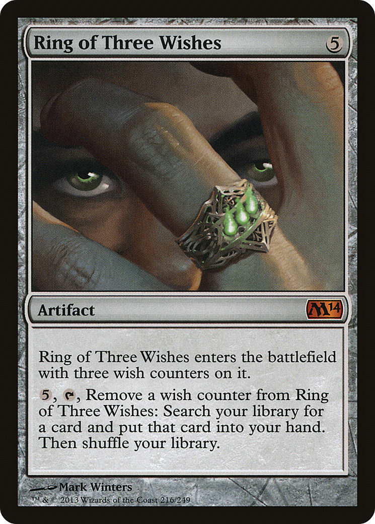 Magic 2014 - (M14-216) - Ring of Three Wishes Foil