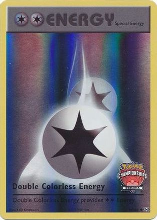 League & Championship Cards /108 Double Colorless Energy - 90/108 (Oceania Championships) - Reverse Holofoil - Promo