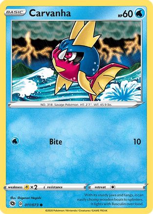 Champions Path 011/73 Carvanha - Common