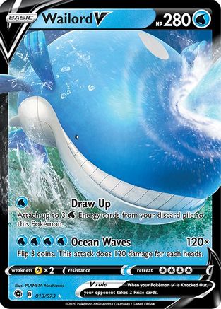 Champions Path 013/73 Wailord V - Holofoil - Ultra Rare