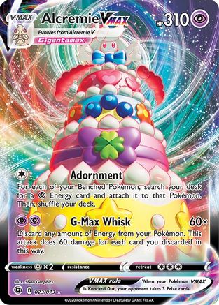 Champions Path 023/73 Alcremie VMAX - Holofoil - Ultra Rare