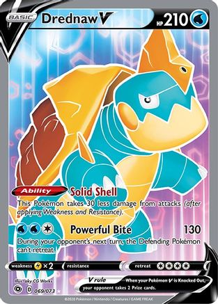 Champions Path 069/73 Drednaw V (Full Art) - Holofoil - Ultra Rare