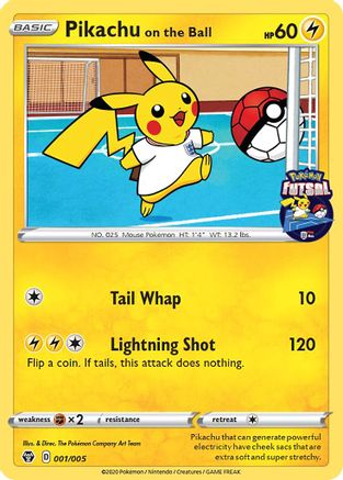 Miscellaneous Cards & Products 001/005 Pikachu on the Ball - Promo