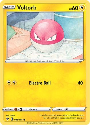 SWSH04 Vivid Voltage 045/185 Voltorb - Common
