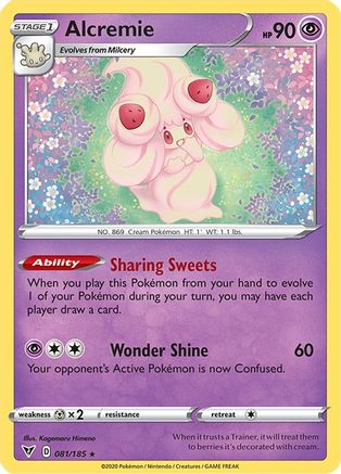 SWSH04 Vivid Voltage 081/185 Alcremie - Rare