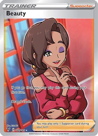 SWSH04 Vivid Voltage 181/185 Beauty (Full Art) - Holofoil - Ultra Rare