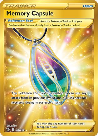 SWSH04 Vivid Voltage 202/185 Memory Capsule (Secret) - Holofoil - Secret Rare