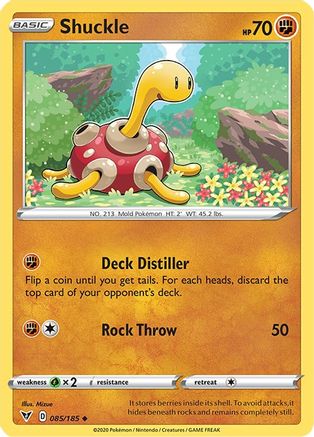 SWSH04 Vivid Voltage 085/185 Shuckle - Reverse Holofoil - Uncommon