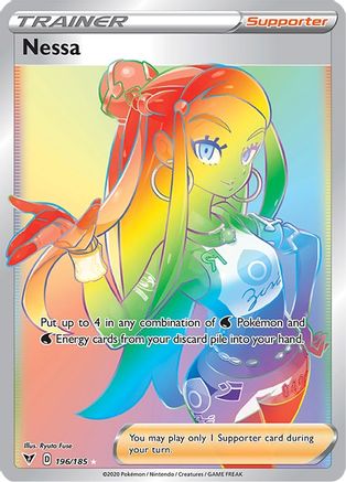 SWSH04 Vivid Voltage 196/185 Nessa (Secret) - Holofoil - Secret Rare