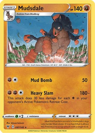 SWSH04 Vivid Voltage 097/185 Mudsdale - Rare