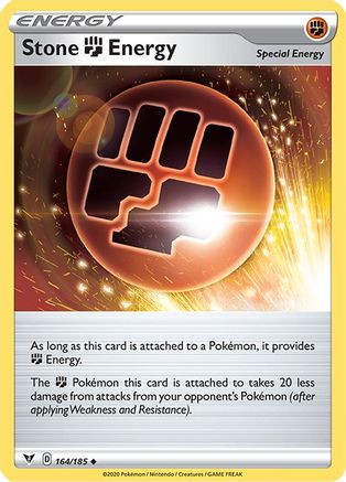 SWSH04 Vivid Voltage 164/185 Stone Fighting Energy - Uncommon