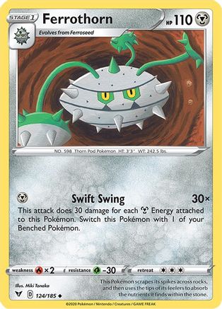SWSH04 Vivid Voltage 124/185 Ferrothorn - Uncommon