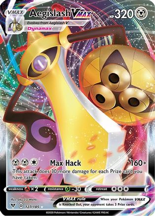 SWSH04 Vivid Voltage 127/185 Aegislash VMAX - Holofoil - Ultra Rare