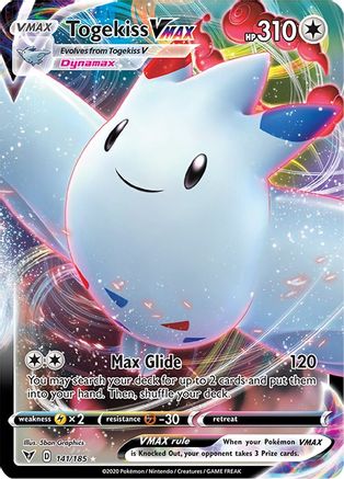 SWSH04 Vivid Voltage 141/185 Togekiss VMAX - Holofoil - Ultra Rare