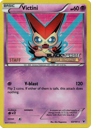 Black and White Promos 043/101 Victini - Holofoil - Promo
