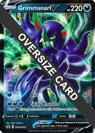 Jumbo Cards Grimmsnarl V - SWSH057 - Holofoil - Promo