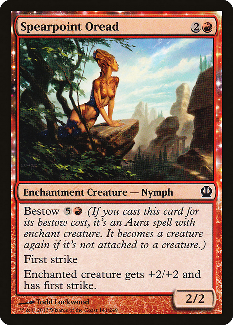 Theros - (THS-141) - Spearpoint Oread: (enchantment) Foil