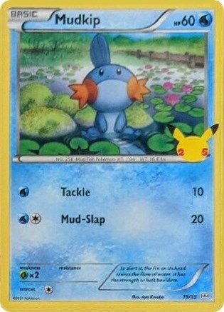 McDonalds 25th Anniversary Promos 019/25 Mudkip - Holofoil - Promo