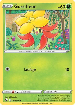 Shining Fates 014/072 Gossifleur - Reverse Holofoil - Common