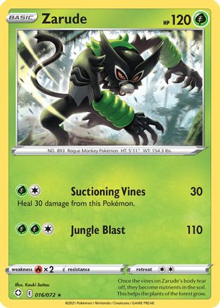 Shining Fates 016/072 Zarude - Rare