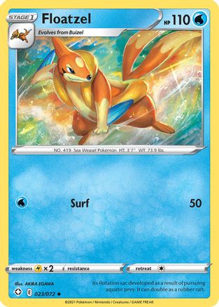 Shining Fates 023/072 Floatzel - Uncommon