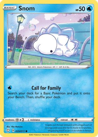 Shining Fates 029/072 Snom - Reverse Holofoil - Common