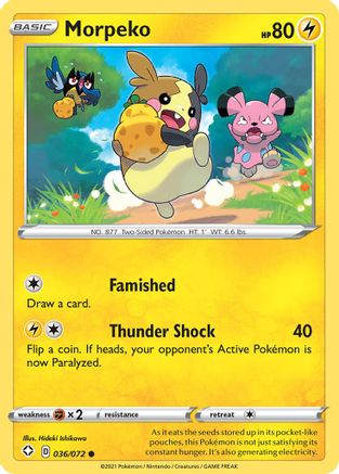 Shining Fates 036/072 Morpeko (036) - Common