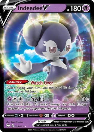 Shining Fates 039/072 Indeedee V - Holofoil - Ultra Rare