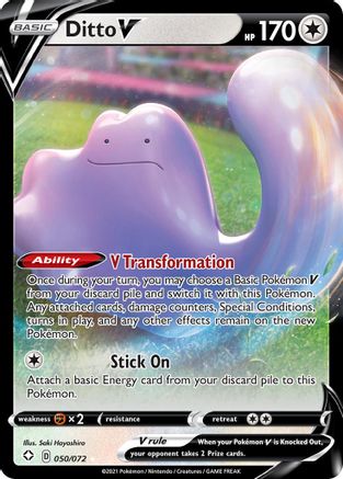 Shining Fates 050/072 Ditto V - Holofoil - Ultra Rare