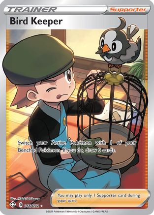 Shining Fates 066/072 Bird Keeper (Full Art) - Holofoil - Ultra Rare