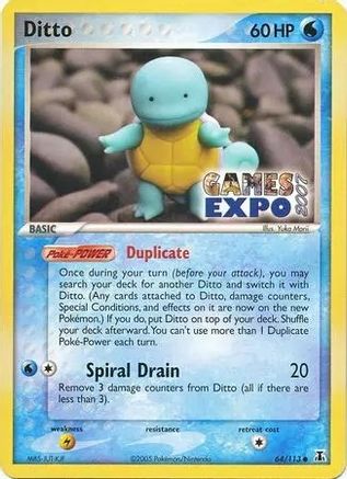 Miscellaneous Cards & Products 064/113 Ditto (Squirtle) - Promo