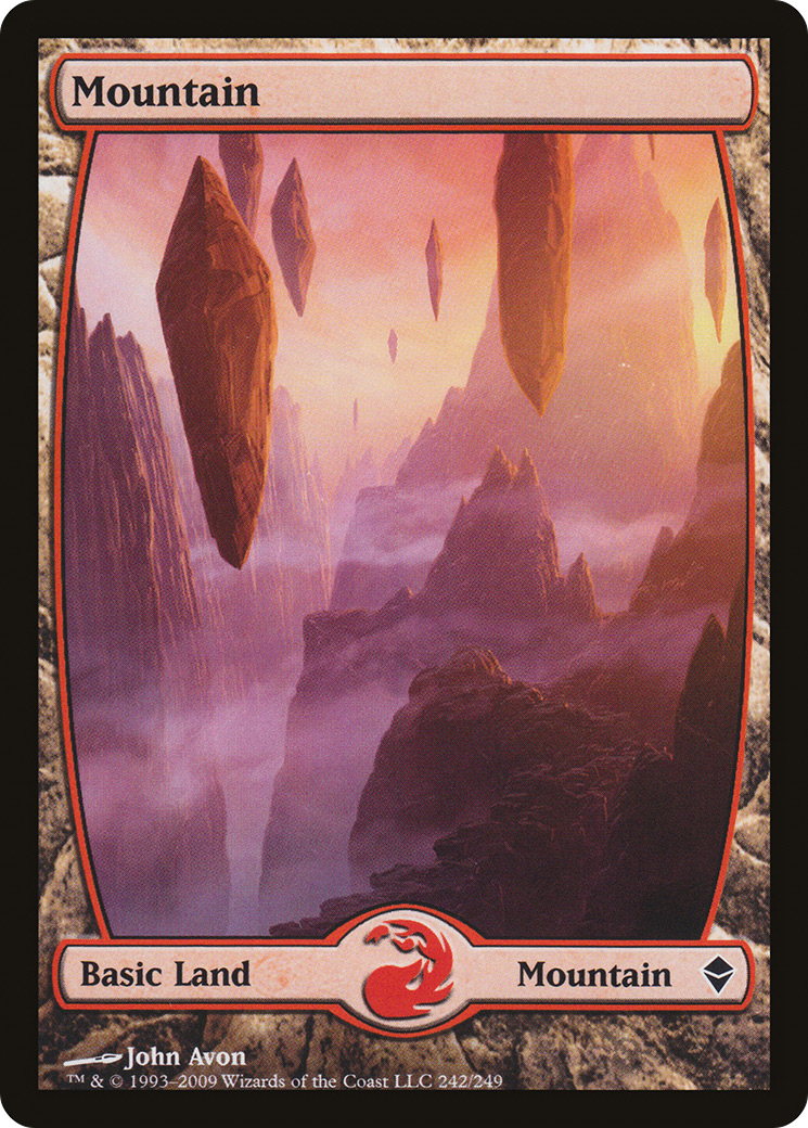 Zendikar - (ZEN-242) - Mountain (242) - Full Art