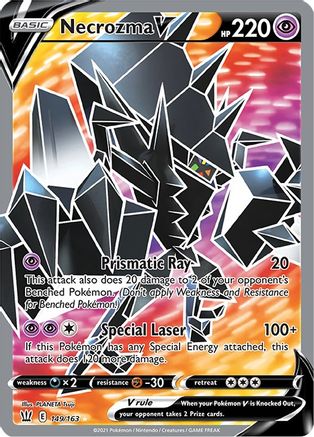 SWSH05 Battle Styles 149/163 Necrozma V (Full Art) - Holofoil - Ultra Rare