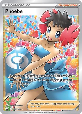 SWSH05 Battle Styles 161/163 Phoebe (Full Art) - Holofoil - Ultra Rare