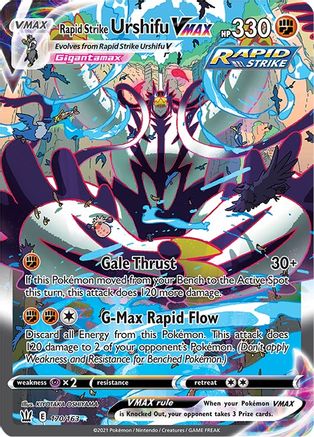 SWSH05 Battle Styles 170/163 Rapid Strike Urshifu VMAX (Alternate Art Secret) - Holofoil - Secret Rare