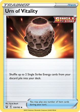 SWSH05 Battle Styles 139/163 Urn of Vitality - Uncommon
