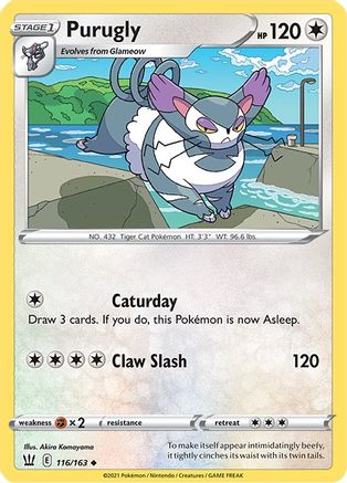 SWSH05 Battle Styles 116/163 Purugly - Uncommon