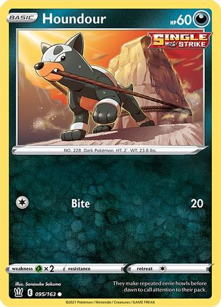 SWSH05 Battle Styles 095/163 Houndour - Common