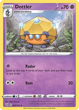 SWSH05 Battle Styles 064/163 Dottler - Uncommon