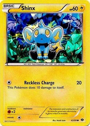Blister Exclusives /99 Shinx - 43/99 (Cracked Ice Holo) - Holofoil - Promo