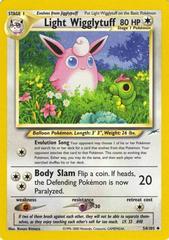 Neo Destiny 054/105 Light Wigglytuff - Unlimited - Uncommon