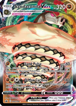 SWSH06 Chilling Reign 090/198 Sandaconda VMAX - Holofoil - Ultra Rare
