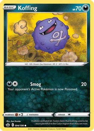 SWSH06 Chilling Reign 094/198 Koffing - Common