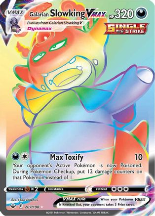SWSH06 Chilling Reign 207/198 Galarian Slowking VMAX (Secret) - Holofoil - Secret Rare