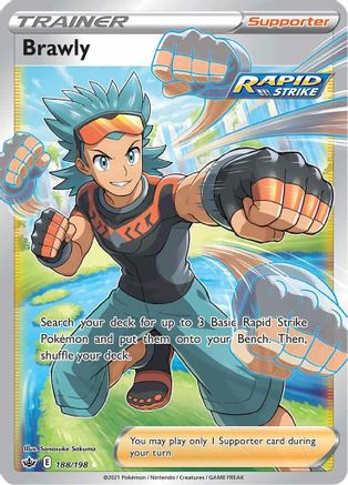 SWSH06 Chilling Reign 188/198 Brawly (Full Art) - Holofoil - Ultra Rare