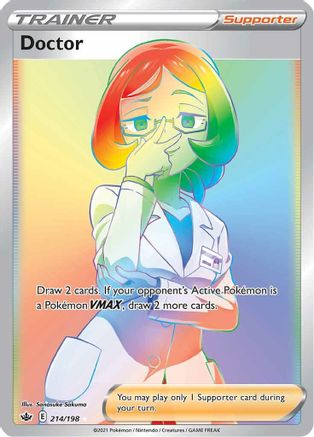 SWSH06 Chilling Reign 214/198 Doctor (Secret) - Holofoil - Secret Rare