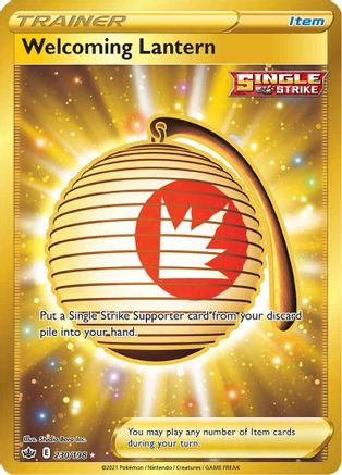 SWSH06 Chilling Reign 230/198 Welcoming Lantern (Secret) - Holofoil - Secret Rare